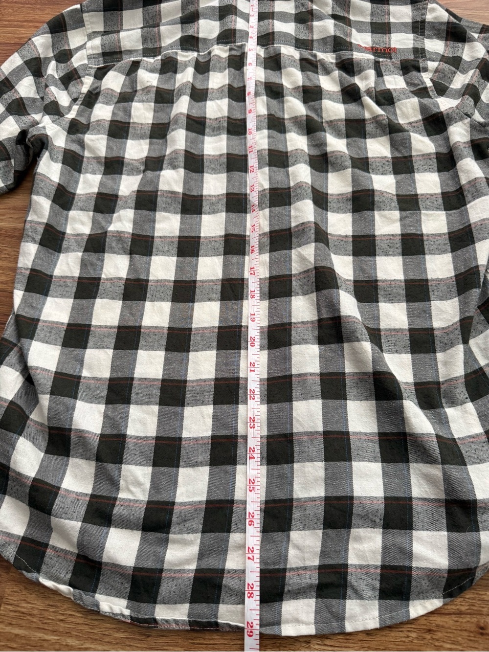 Marmot Green and White Buffalo Check Button-Down Shirt - Picture 8 of 11